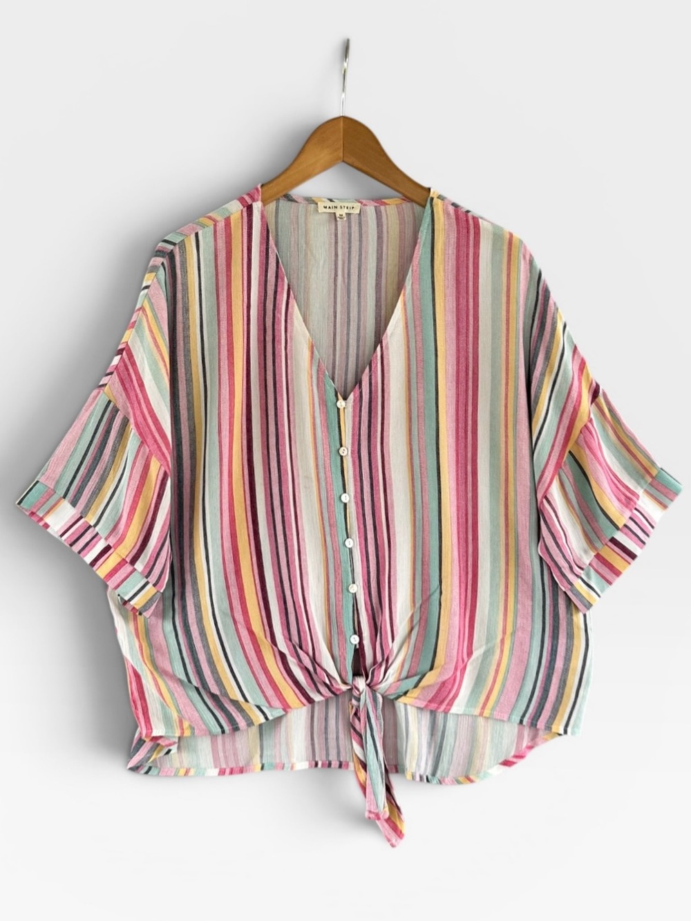 🎉5 for $45🎉 Main strip top blouse shirt size M